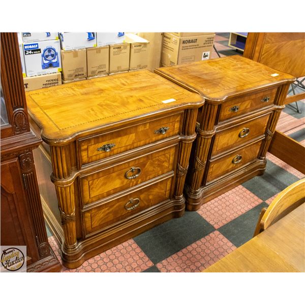 FAIRMONT DESIGNS SET OF 2 SOLID WOOD BEDROOM SIDE-