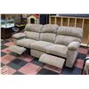 Image 1 : CORDUROY 3 SEATER RECLINING SOFA