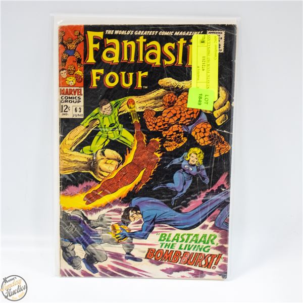 FANTASTIC FOUR #63 1960'S CLASSIC
