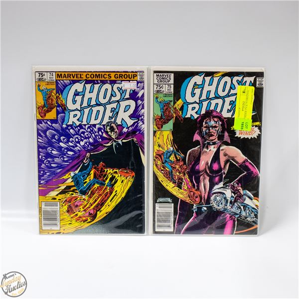 GHOST RIDER #74 & 75 ORIGINAL SERIES