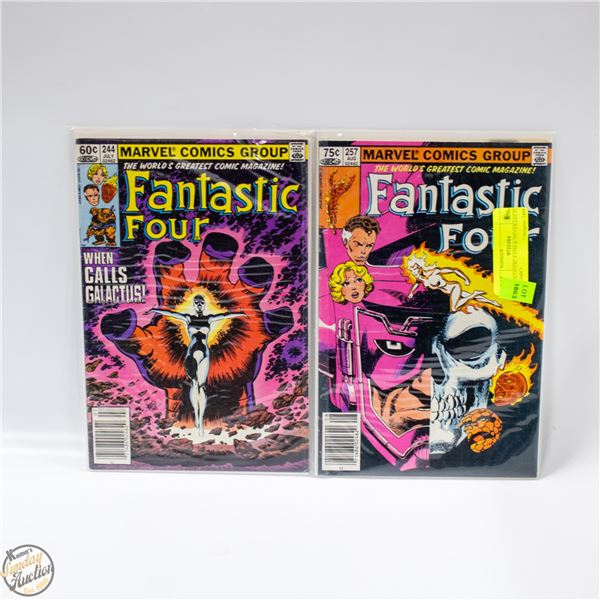 FANTASTIC 4 #244 & 247 COLLECTOR COMICS