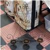 Image 1 : RUSTIC STYLE LARGE METAL CANDLE HOLDER