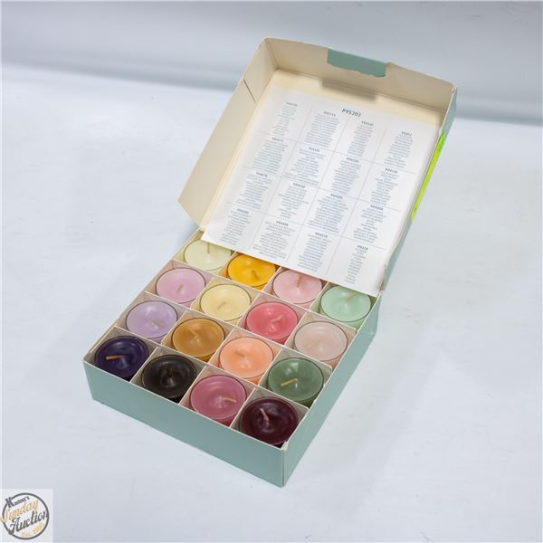 NEW PARTY LITE 16PC SCENTED ASSORTED