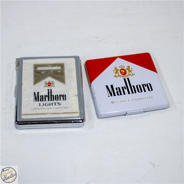 2 MARLBORO CIGARETTE CASES