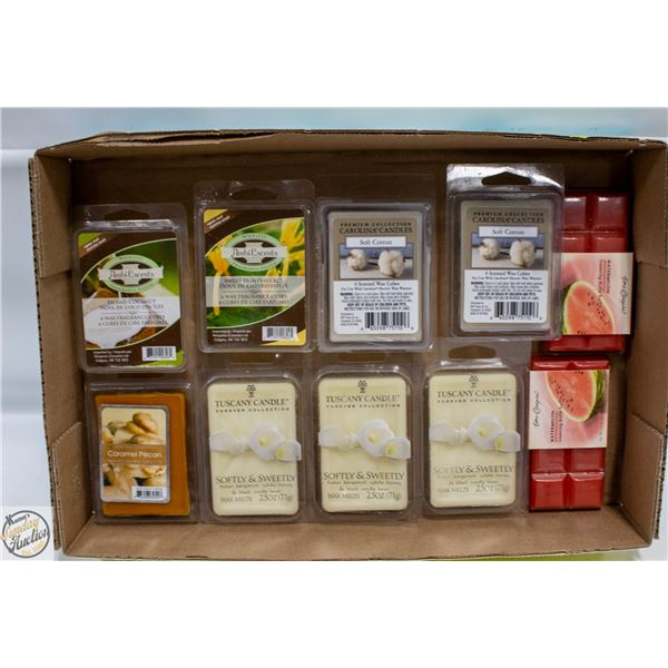FLAT OF 10 SCENTED WAX MELT BARS