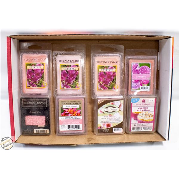 FLAT OF 8 SCENTED WAX MELT BARS