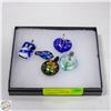 Image 1 : 5 MURANO STYLE HAND BLOWN PENDANTS