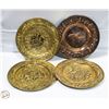 Image 1 : VTG. 15 IN. COPPER HAMMERED DEER PLATE,