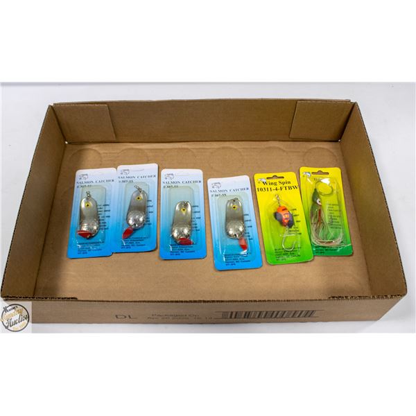 6 X FISHING LURES