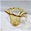 Image 1 : MCM CHAMPAGNE GOLD THICK ART GLASS VASE
