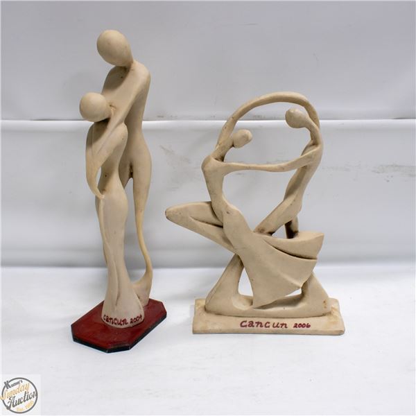 2 HOME ACCENT STATUES FROM MEXICO