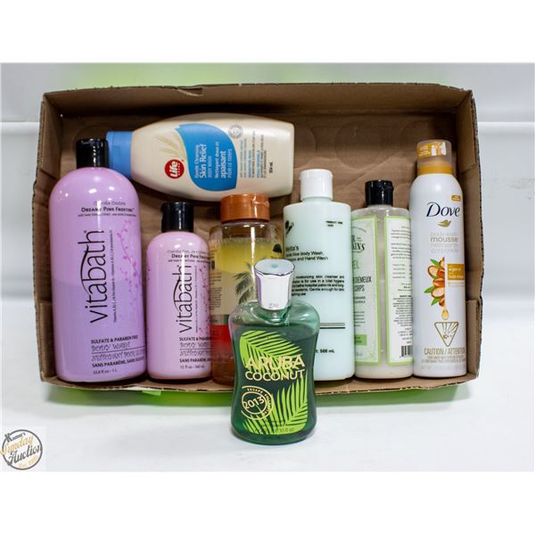 FLAT OF BODY WASH AND MOUSSE