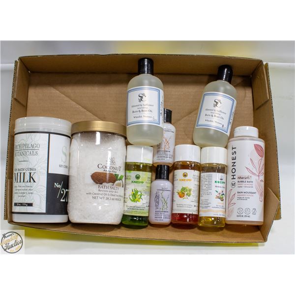 FLAT OF VARIOUS QUALITY BATHING