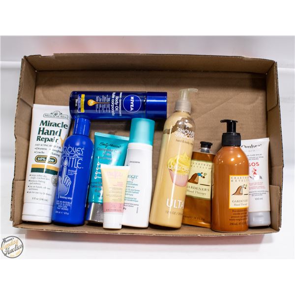 FLAT OF QUALITY HAND LOTIONS