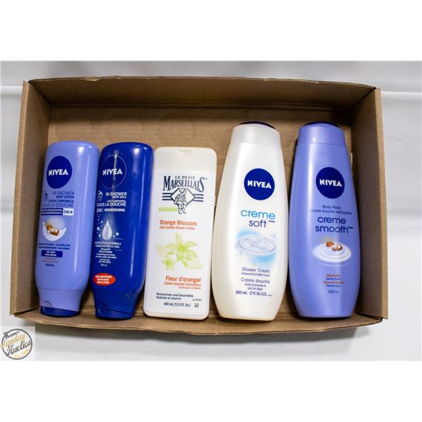 NIVEA BODY WASH AND SHOWER CREAM