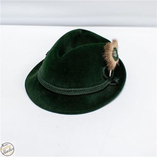 LEMBERT TRUMPF GERMAN WOOL HAT W/PINS