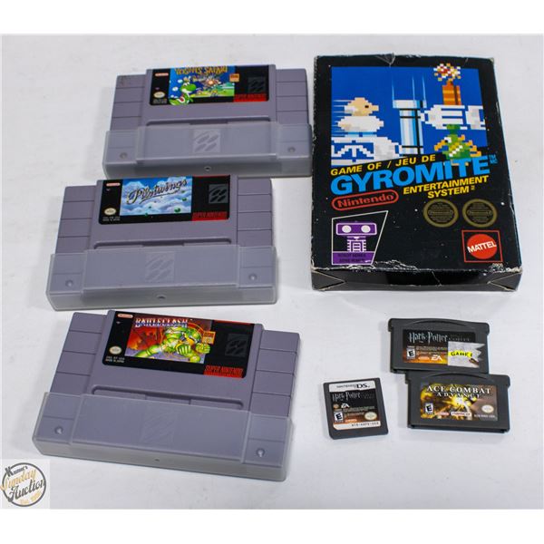 SNES N64 VIDEO GAME LOT