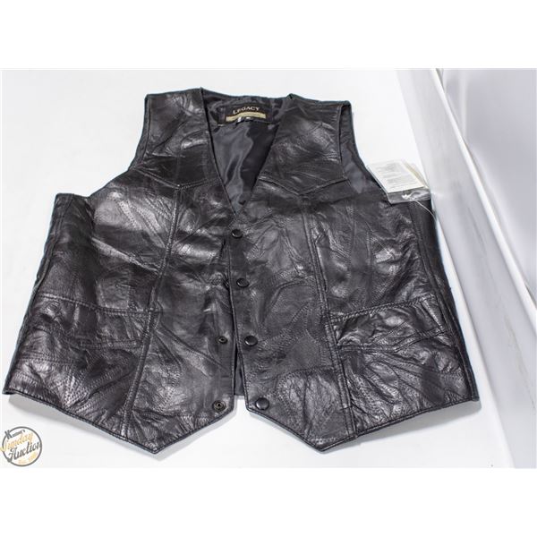 LEGACY LEATHER MOTORCYCLE VEST NEW