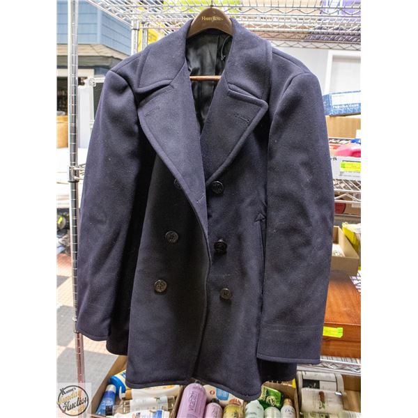VINTAGE NAVAL MILITARY PEA COAT UNIFORM