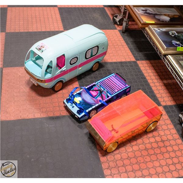 LOL DOLL PARTY BUS + LOL SUV +