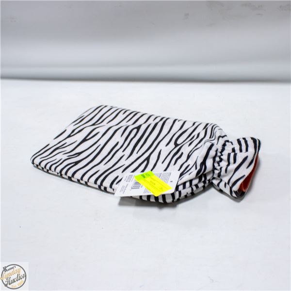 NEW ZEBRA HOT WATER BOTTLE