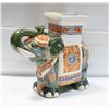 Image 1 : VINTAGE ASIAN STYLE CERAMIC GLAZED ELEPHANT