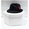 Image 1 : BLACK FEDORA IN HAT BOX