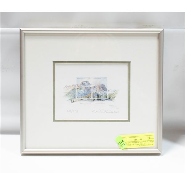 MT LOUGHEED KANANASKIS PRINT BY MARILYN KINSELLA 1