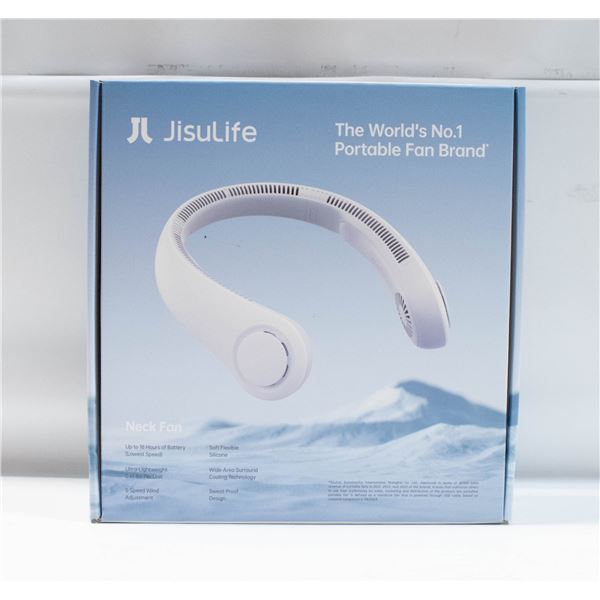 NEW JISULIFE LIFE 4 NECK FAN W/ 4000MAH BATTERY