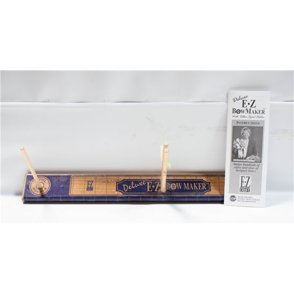 DELUXE EZ BOW MAKER WITH INSTRUCTIONS