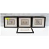 Image 1 : 4 FRAMED VINTAGE DRAWINGS