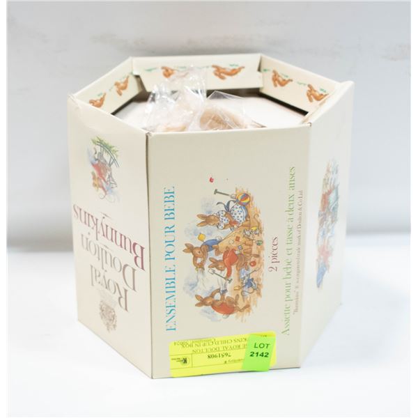 VINTAGE ROYAL DOULTON BUNNYKINS CHILD CUP IN BOX