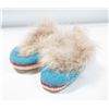 Image 1 : VINTAGE TODDLER SIZE FUR/CLOTH MOCCASINS