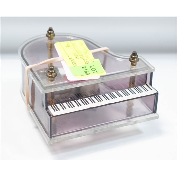 SANKYO VINTAGE CLEAR LUCITE GRAND PIANO MUSIC