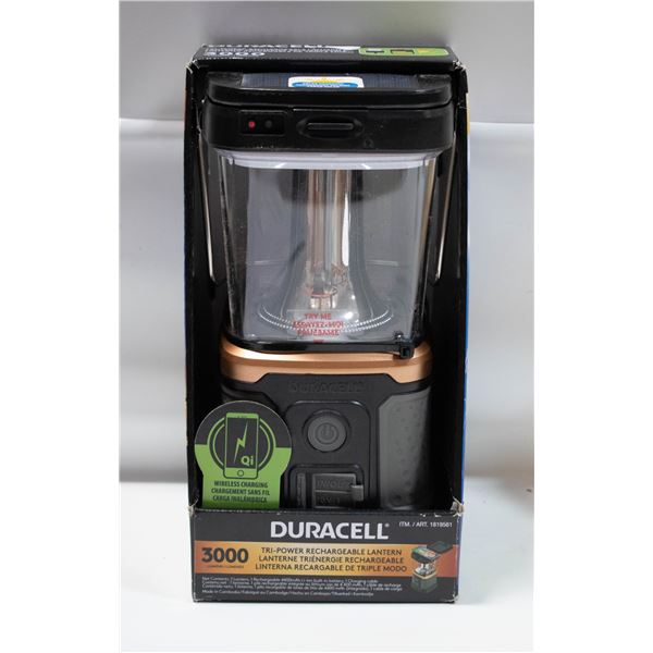 NEW DURACELL 3000 LUMEN TRI-POWER RECHARGEABLE