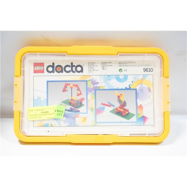 VINTAGE LEGO DACTA 9610 BUILDING SET