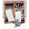 Image 1 : VINTAGE WOODEN CHESS, CHECKERS, BACKGAMMON