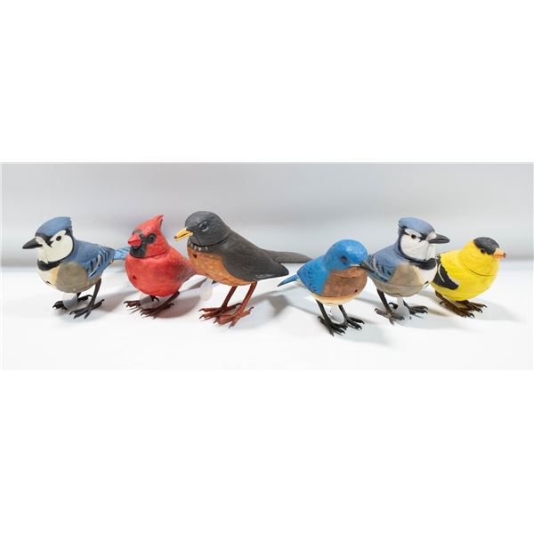 COLLECTION OF 6(4 NEW) SINGING/CHIRPING/