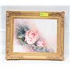 Image 1 : LORRAINE OBERG OIL 19”W X 16”H PINK ROSE