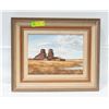 Image 1 : ALAN THOMPSON OIL 18``W X 15``H ELEVATORS