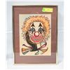 Image 1 : JACKIE TOMA WATERCOLOR 12``W X 16``H CLOWN