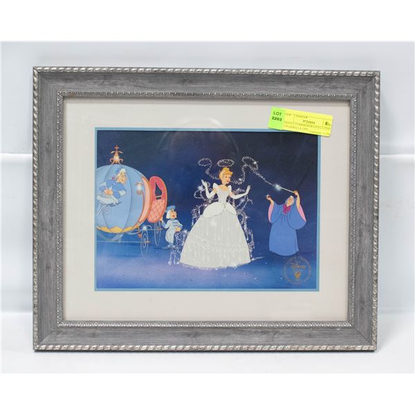 DISNEY COMMEMORATIVE LITHO - CINDERELLA 1995