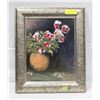 Image 1 : LORRAINE OBERG OIL 16``W X 18.5``H PANSY