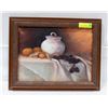Image 1 : LORRAINE OBERG OIL 18”W X 16”H STILL LIFE