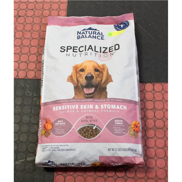 NATURAL BALANCE DOG FOOD 22 LBS.