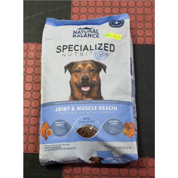 NATURAL BALANCE DOG FOOD 22 LBS.