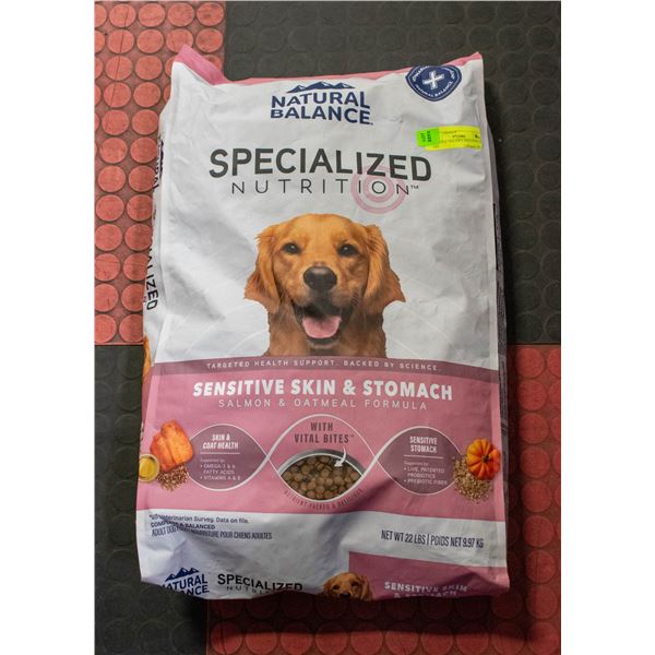 NATURAL BALANCE DOG FOOD 22 LBS.