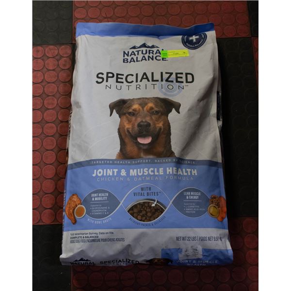 NATURAL BALANCE DOG FOOD 22 LBS.