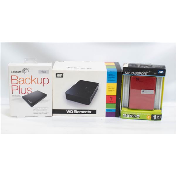3PK EXTERNAL HARD DRIVES