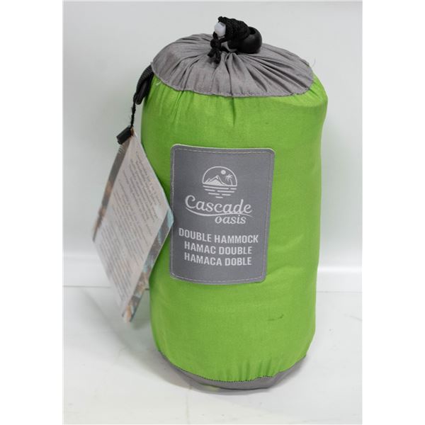 NEW CASCADE OASIS 2 PERSON TRAVEL HAMMOCK
